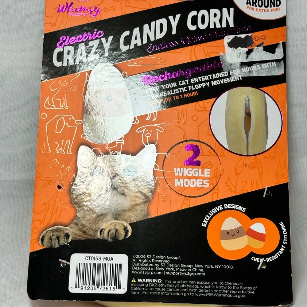 Whimsy Crazy Candy Corn Plush Toy